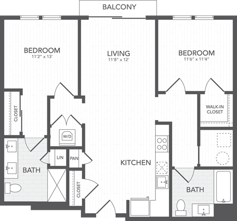 a blueprint of a floor plan of a house